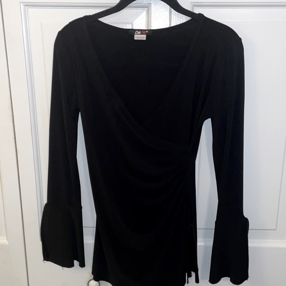 One❤️  - Black Tunic top with Bell Sleeves